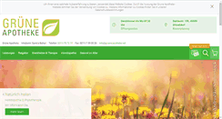 Desktop Screenshot of grueneapotheke.net