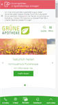 Mobile Screenshot of grueneapotheke.net